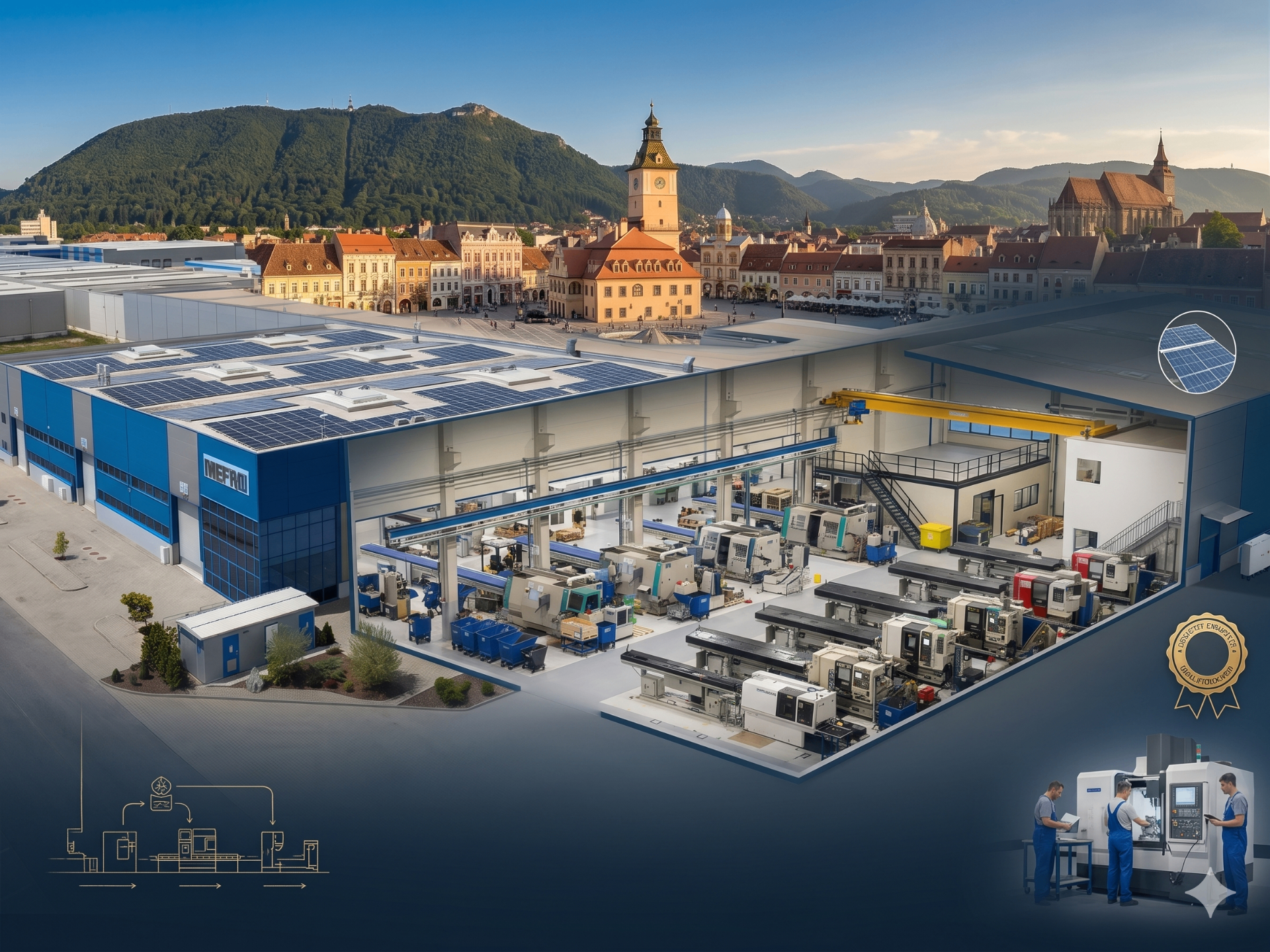 Mepro Sisteme facility in Brașov